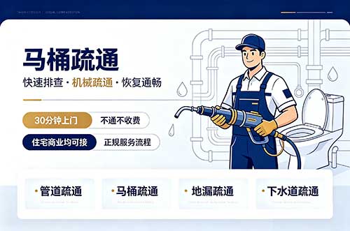 开江马桶疏通
