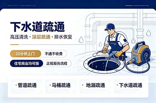 开江下水道疏通